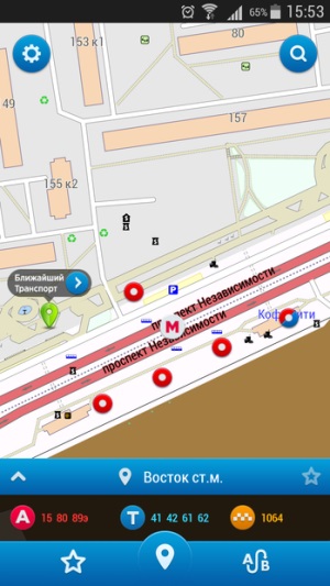 Появилось приложение, которое показывает движение транспорта в Киеве